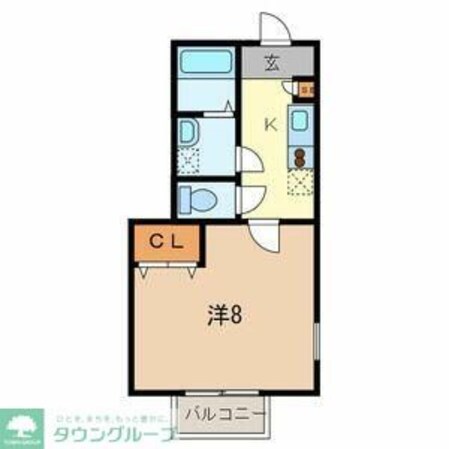 アムールモネの物件間取画像